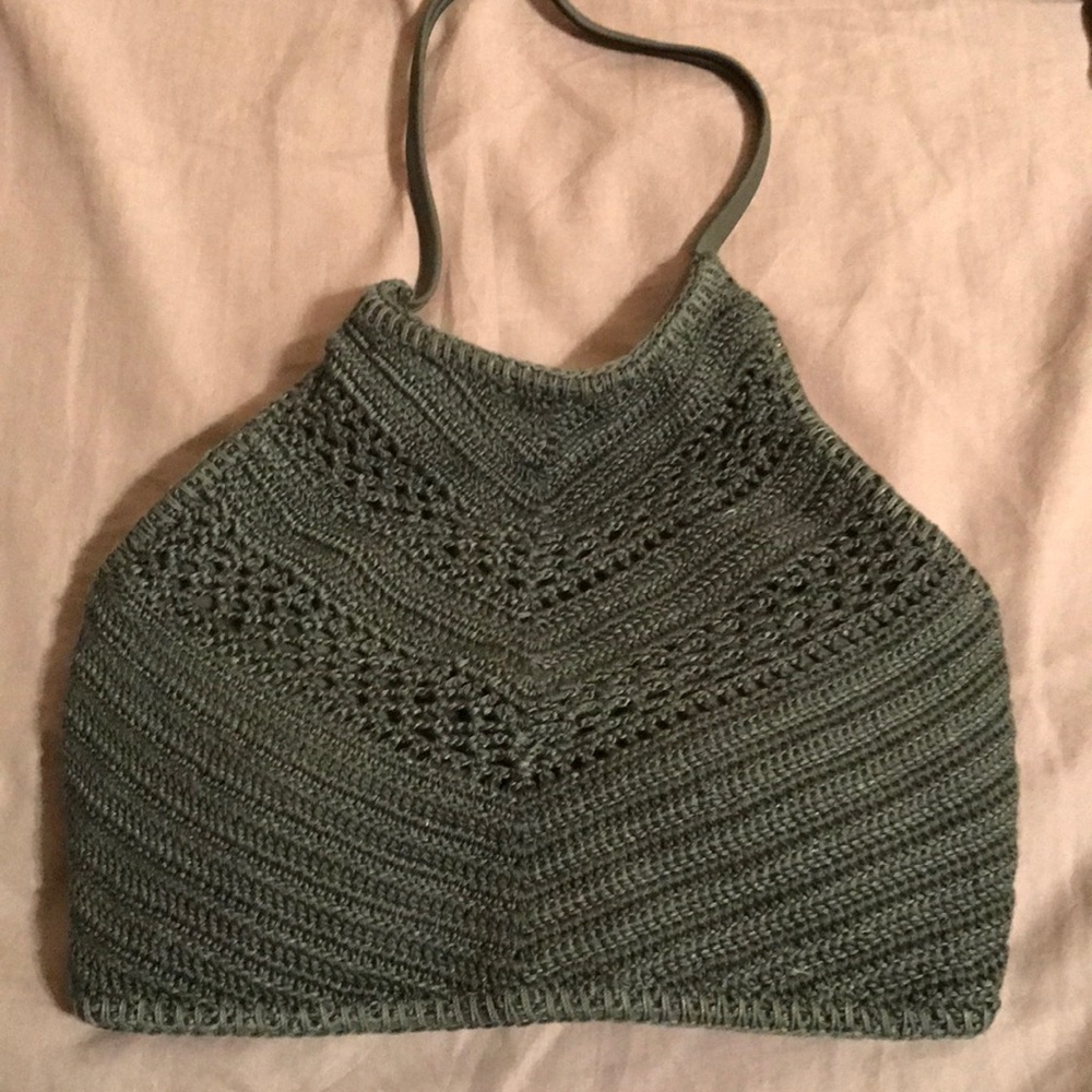 Halter bathing suit top